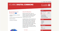 Desktop Screenshot of commons.clarku.edu